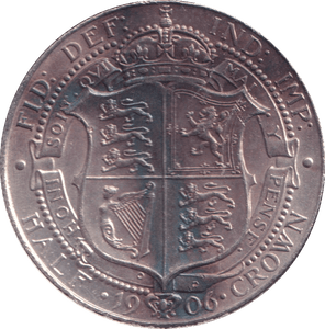 1906 HALFCROWN ( AUNC ) - HALFCROWN - Cambridgeshire Coins