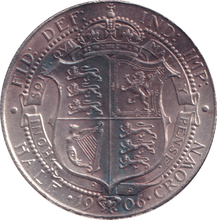 1906 HALFCROWN ( AUNC ) - HALFCROWN - Cambridgeshire Coins