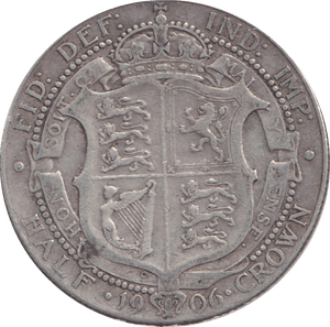 1906 HALFCROWN EDWARD VII ( GF ) - HALFCROWN - Cambridgeshire Coins