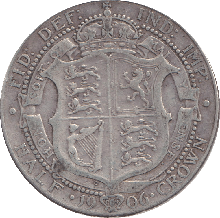 1906 HALFCROWN EDWARD VII ( GF ) - HALFCROWN - Cambridgeshire Coins
