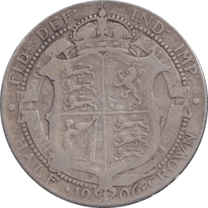 1906 HALFCROWN ( FINE ) - HALFCROWN - Cambridgeshire Coins
