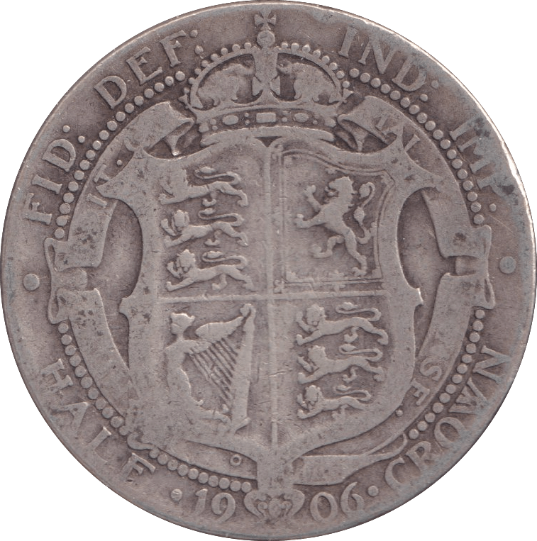 1906 HALFCROWN ( FINE ) - Halfcrown - Cambridgeshire Coins