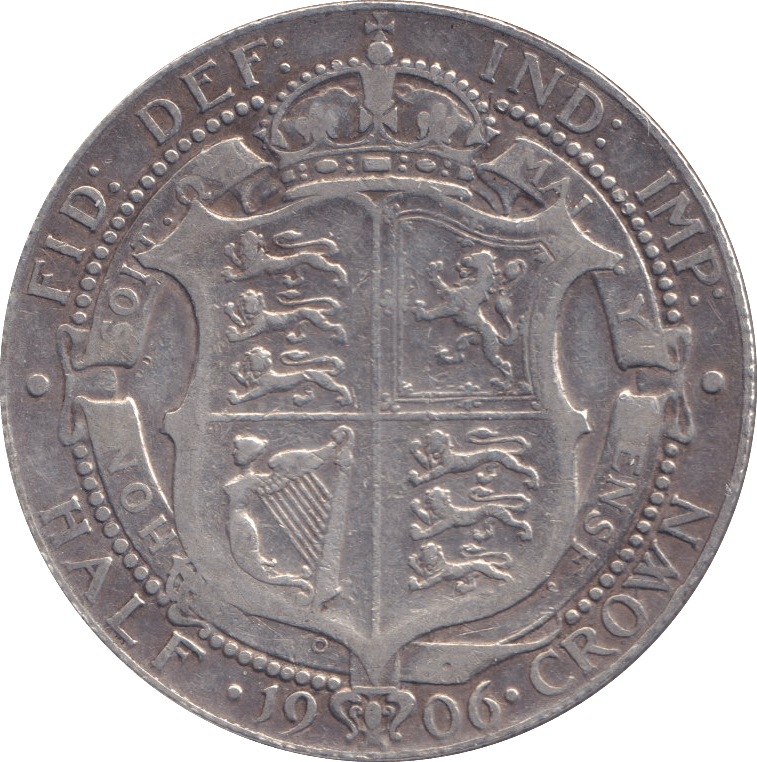 1906 HALFCROWN ( FINE ) - HALFCROWN - Cambridgeshire Coins