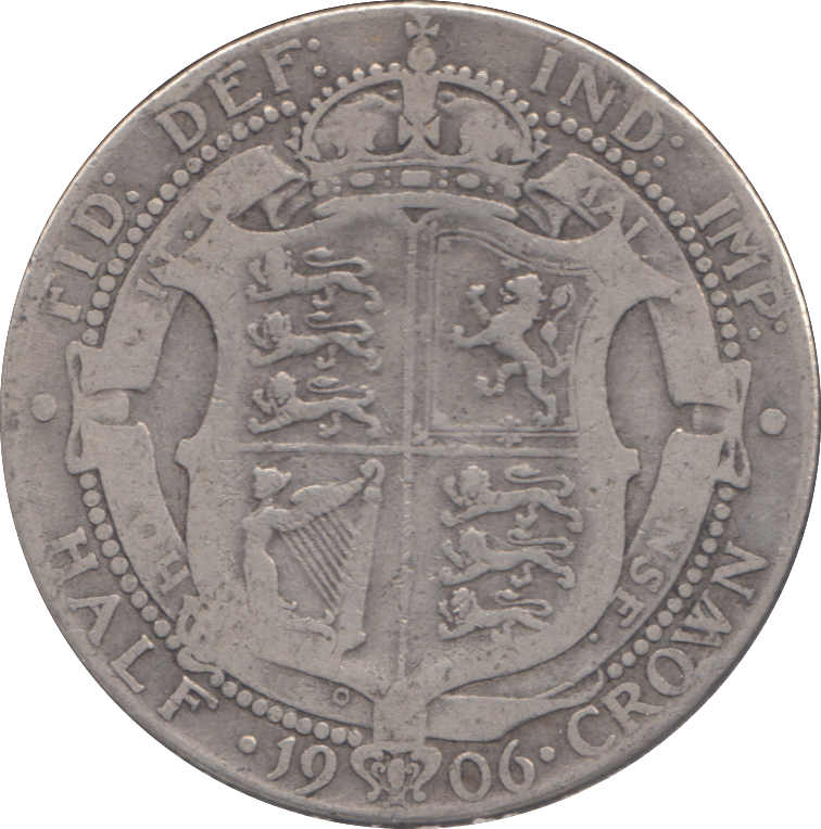 1906 HALFCROWN ( FINE ) - HALFCROWN - Cambridgeshire Coins