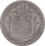 1906 HALFCROWN ( FINE ) - HALFCROWN - Cambridgeshire Coins
