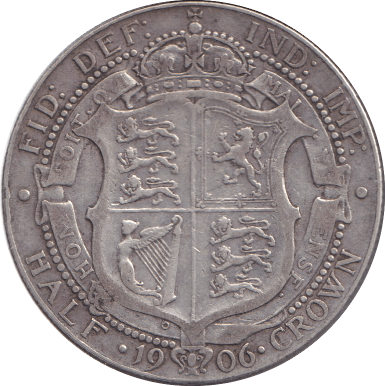 1906 HALFCROWN ( FINE ) - HALFCROWN - Cambridgeshire Coins