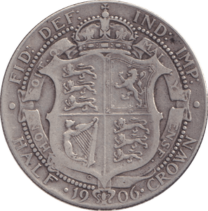 1906 HALFCROWN ( FINE ) - WORLD COINS - Cambridgeshire Coins