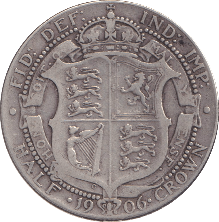 1906 HALFCROWN ( FINE ) - WORLD COINS - Cambridgeshire Coins