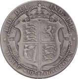 1906 HALFCROWN ( FINE ) - WORLD COINS - Cambridgeshire Coins