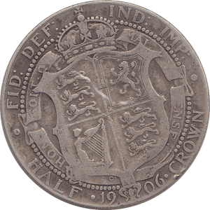 1906 HALFCROWN ( GF ) - HALFCROWN - Cambridgeshire Coins