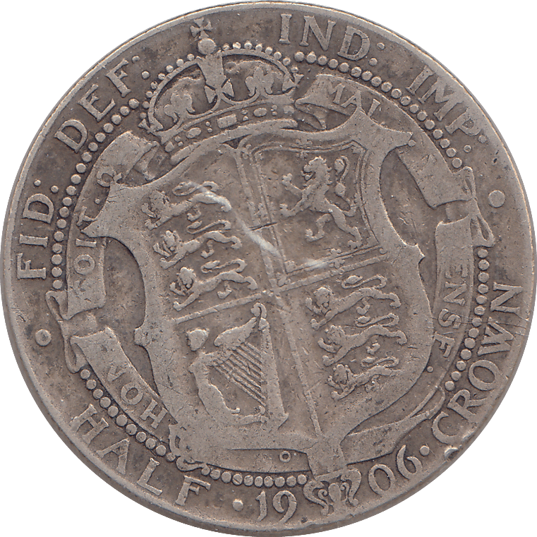 1906 HALFCROWN ( GF ) - HALFCROWN - Cambridgeshire Coins