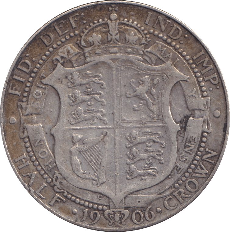 1906 HALFCROWN ( GF ) - HALFCROWN - Cambridgeshire Coins