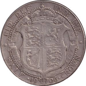 1906 HALFCROWN ( GF ) - HALFCROWN - Cambridgeshire Coins