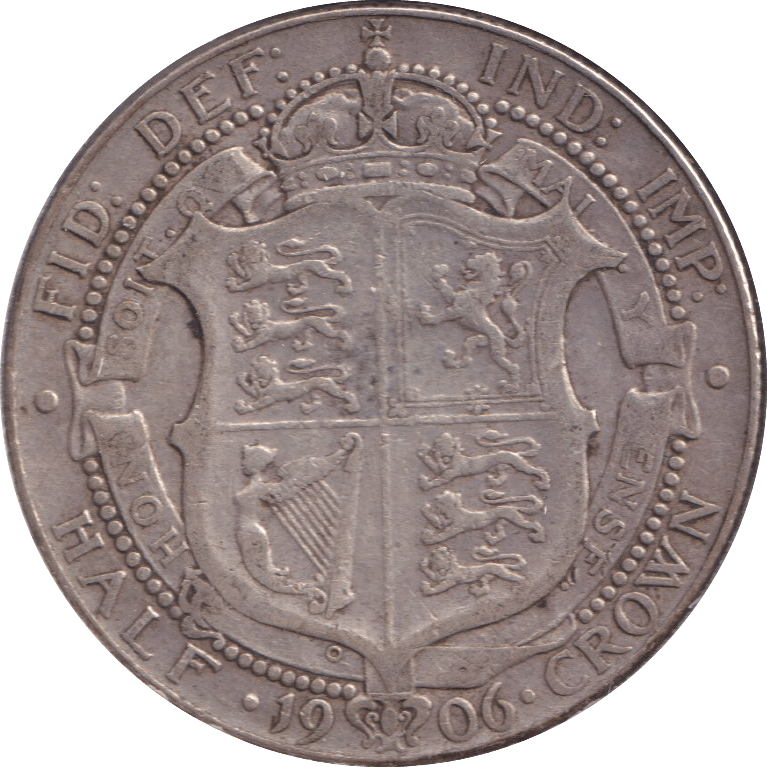 1906 HALFCROWN ( GF ) - HALFCROWN - Cambridgeshire Coins