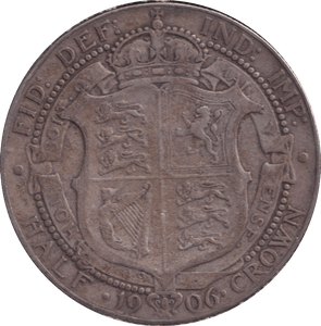 1906 HALFCROWN ( GF ) - HALFCROWN - Cambridgeshire Coins