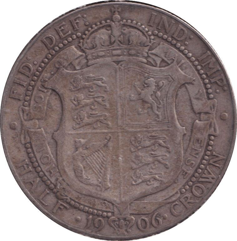 1906 HALFCROWN ( GF ) - HALFCROWN - Cambridgeshire Coins