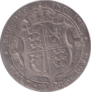 1906 HALFCROWN ( GF ) - HALFCROWN - Cambridgeshire Coins