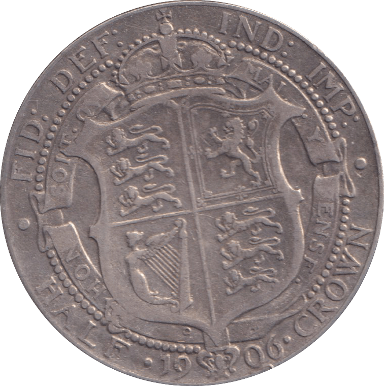 1906 HALFCROWN ( GF ) - HALFCROWN - Cambridgeshire Coins