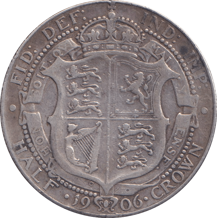 1906 HALFCROWN ( GF ) - HALFCROWN - Cambridgeshire Coins