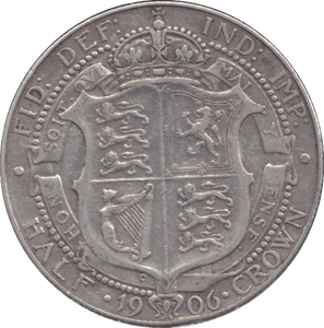 1906 HALFCROWN ( GF ) - WORLD COINS - Cambridgeshire Coins