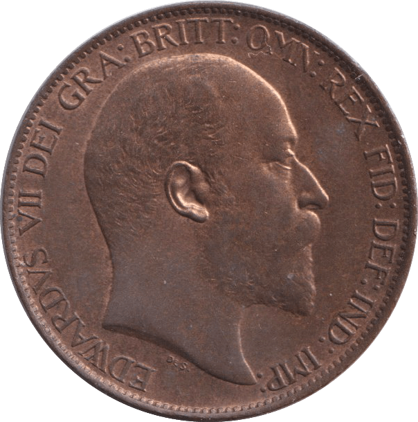 1906 HALFPENNY ( UNC ) - HALFPENNY - Cambridgeshire Coins