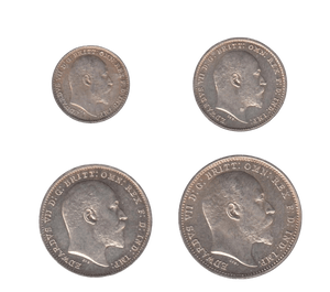 1906 MAUNDY SET EDWARD VII - Maundy Set - Cambridgeshire Coins