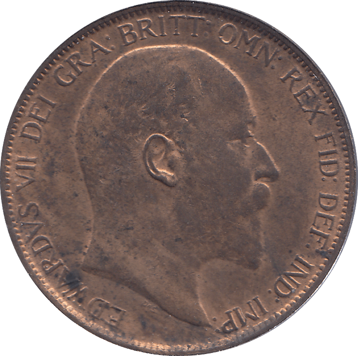1906 PENNY ( AUNC ) - PENNY - Cambridgeshire Coins