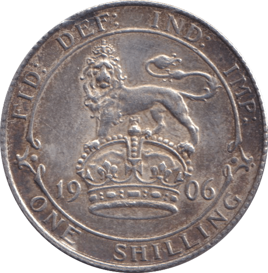 1906 SHILLING ( AUNC ) - SHILLING - Cambridgeshire Coins