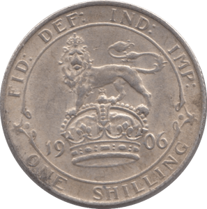 1906 SHILLING ( EF ) - SHILLING - Cambridgeshire Coins