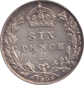 1906 SHILLING ( EF ) - SIXPENCE - Cambridgeshire Coins