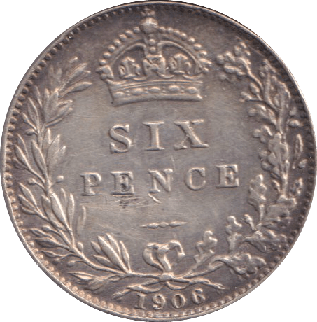 1906 SHILLING ( EF ) - SIXPENCE - Cambridgeshire Coins