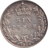 1906 SHILLING ( EF ) - SIXPENCE - Cambridgeshire Coins