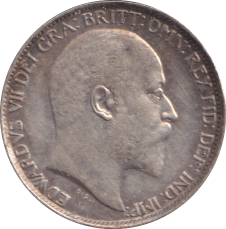 1906 SHILLING ( EF ) - SIXPENCE - Cambridgeshire Coins