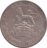 1906 SHILLING ( FINE ) 4 - SHILLING - Cambridgeshire Coins