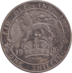 1906 SHILLING ( FINE ) - SHILLING - Cambridgeshire Coins