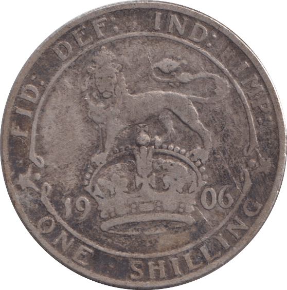 1906 SHILLING ( FINE ) - SHILLING - Cambridgeshire Coins