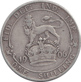 1906 SHILLING ( GF ) - SHILLING - Cambridgeshire Coins
