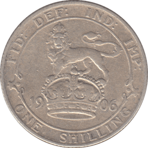 1906 SHILLING ( GF ) - SHILLING - Cambridgeshire Coins