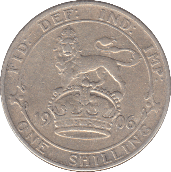 1906 SHILLING ( GF ) - SHILLING - Cambridgeshire Coins