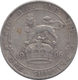1906 SHILLING ( GF ) - SHILLING - Cambridgeshire Coins