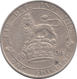 1906 SHILLING ( GVF ) - SHILLING - Cambridgeshire Coins
