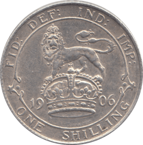 1906 SHILLING ( GVF ) - SHILLING - Cambridgeshire Coins