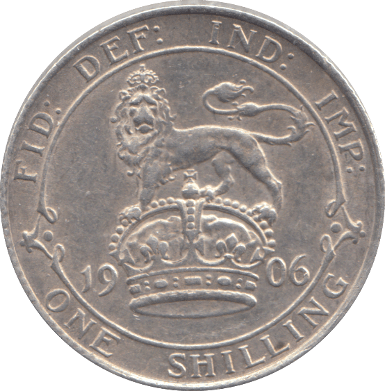 1906 SHILLING ( GVF ) - SHILLING - Cambridgeshire Coins