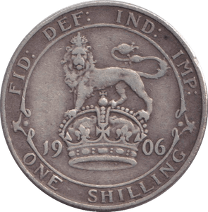 1906 SHILLING ( NF ) - SHILLING - Cambridgeshire Coins