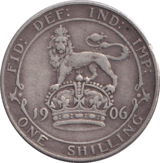 1906 SHILLING ( NF ) - SHILLING - Cambridgeshire Coins