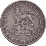 1906 SHILLING ( NF ) - SHILLING - Cambridgeshire Coins