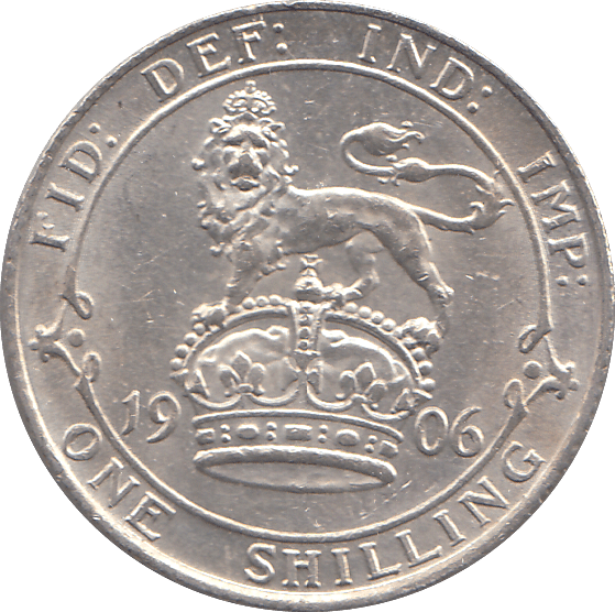 1906 SHILLING ( UNC ) - SHILLING - Cambridgeshire Coins