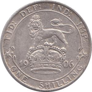 1906 SHILLING ( VF ) - SHILLING - Cambridgeshire Coins