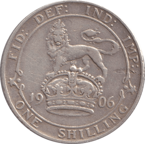 1906 SHILLING ( VF ) - SHILLING - Cambridgeshire Coins