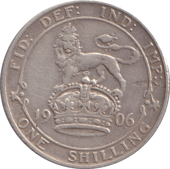 1906 SHILLING ( VF ) - SHILLING - Cambridgeshire Coins